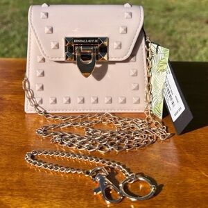 NWT $59 Kendall & Kylie beige studded mini bag